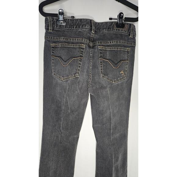 Vintage Harley-Davidson Women's Gray Wash Denim Jeans Sz 4 Bootcut Leg Biker - Picture 5 of 11